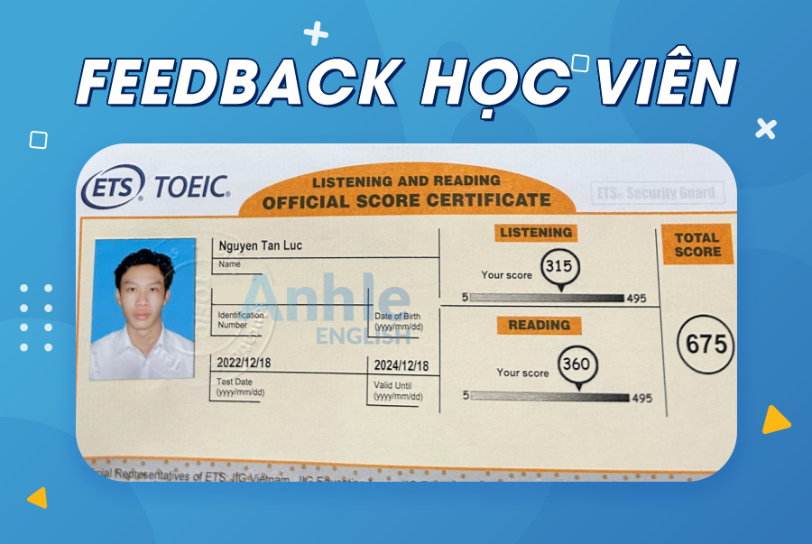 Bạn Tấn Lực | 675 Toeic