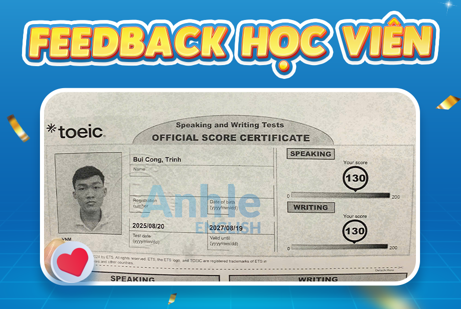 Bạn Công Trình | 260/400 Toeic