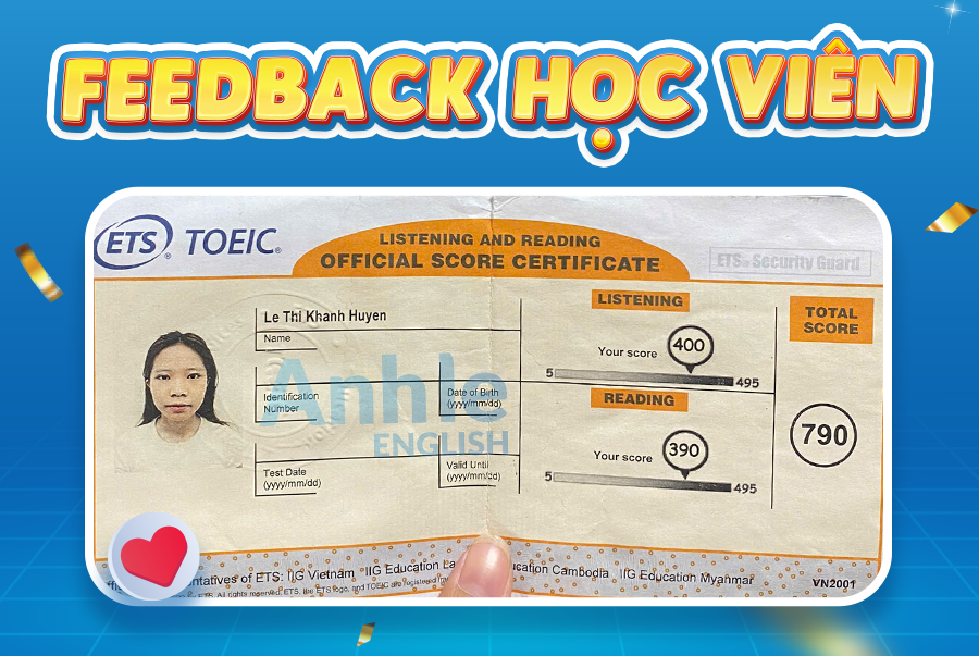 Bạn Khánh Huyền | 790 Toeic