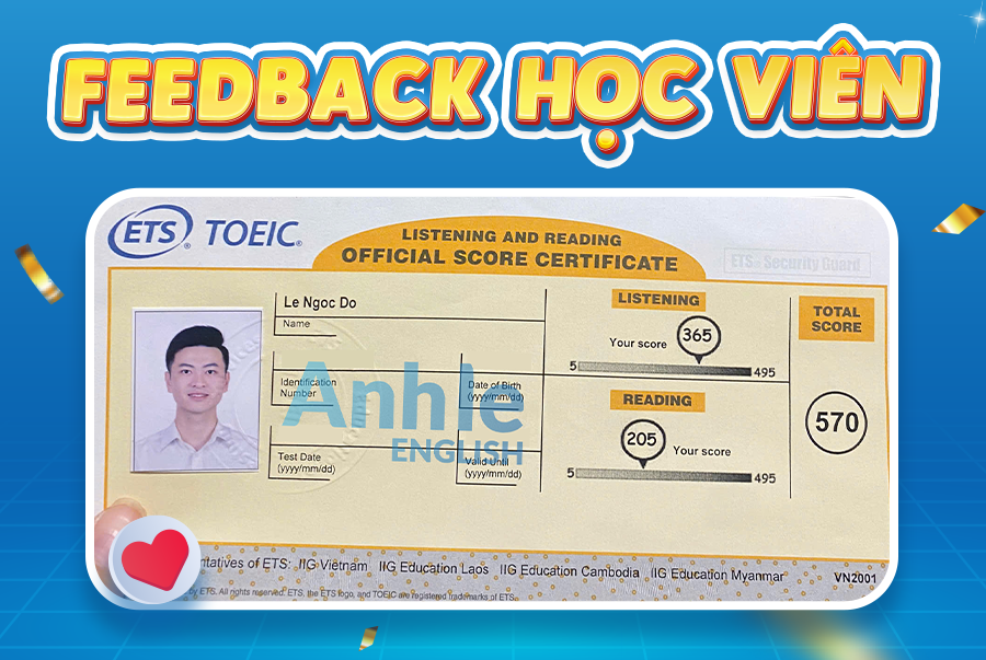 Bạn Ngọc Đô | 570 Toeic