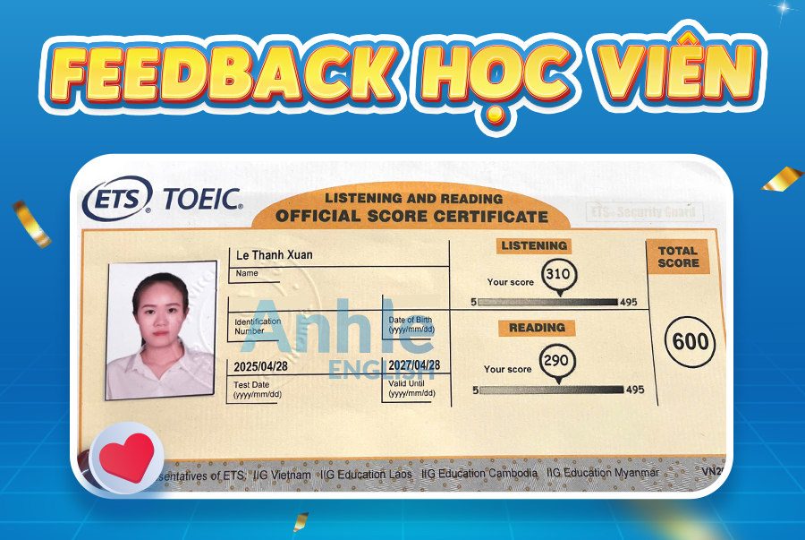 Bạn Thanh Xuân | 600 Toeic