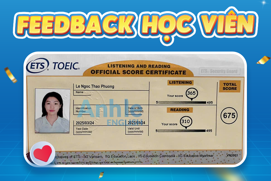 Bạn Thảo Phương | 675 Toeic