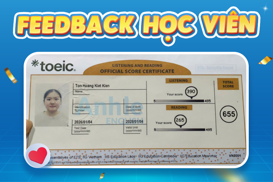 Bạn Kiệt Kiến | 655 Toeic