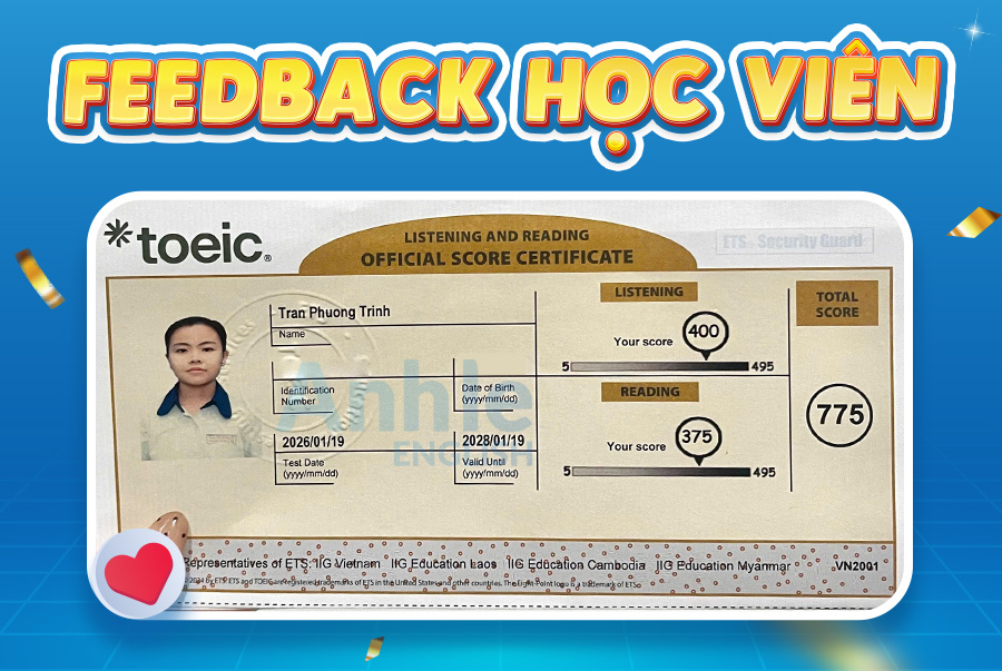 Bạn Phương Trinh | 615 Toeic