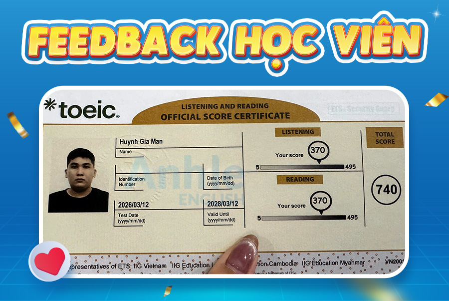 Bạn Ngọc Hân | 720 Toeic
