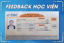 Bạn Phạm Thị Thuỳ Trang | 890 TOEIC