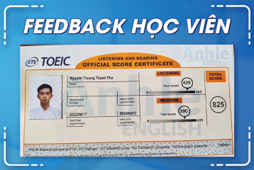 Bạn Nguyễn Trương Thanh Phú | 825 TOEIC