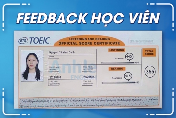 Bạn Hoàng Thị Minh Cảnh | 855 TOEIC