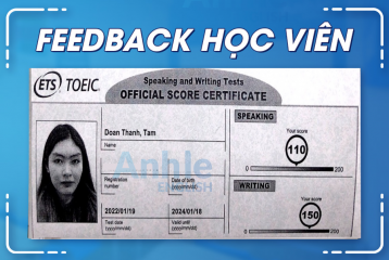 Bạn Đoàn Thanh Tâm || 260 Toeic Nói Viết