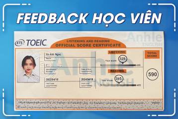 Bạn Võ Anh Ngọc | 590 TOEIC