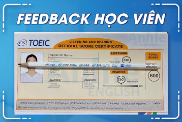 Bạn Nguyễn Thị Thu Hà | 600 TOEIC