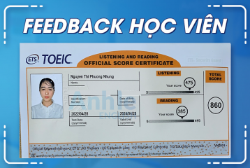 Bạn Nguyễn THị Hồng Nhung || 860 TOEIC