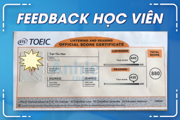 Bạn Trần Thu Hiền | 880 TOEIC