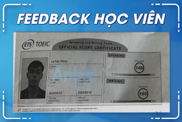 Bạn Lê Hải Đăng| 300 Toeic Nói Viết