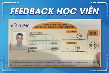 Bạn Nguyễn Tuấn Linh | 815 TOEIC