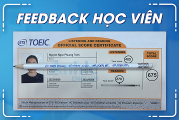 Bạn Nguyễn Ngọc Phương Trinh | 675 TOEIC