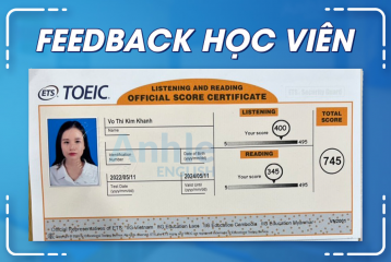 Bạn  Võ Thị Kim Khánh | Chứng chỉ TOEIC 4 kỹ năng