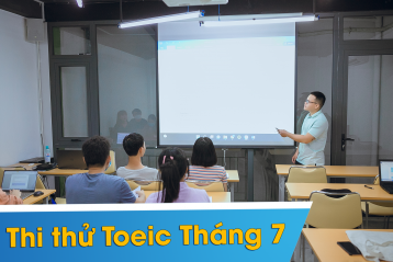 THI THỬ TOEIC THÁNG 7