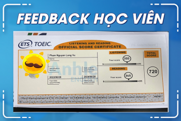 Bạn Phạm Nguyễn Long Vũ | 720 TOEIC