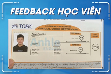 Bạn Nguyễn Ngọc Minh | 755 TOEIC