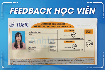 Bạn Lê Đặng Mai Anh | 700 TOEIC