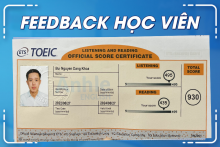 Bạn Bùi Nguyễn Đăng Khoa | 930 TOEIC