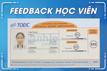 Bạn Đào Thu Hà | 685 TOEIC