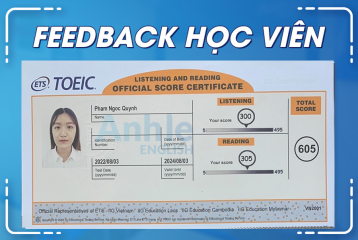 Bạn Phạm Ngọc Quỳnh | 605 TOEIC