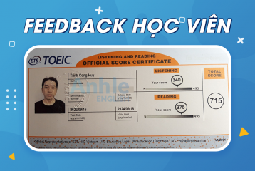 Bạn Trịnh Công Huy | 715 TOEIC