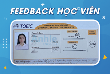 Bạn Trương Kỳ Duyên | 685 TOEIC