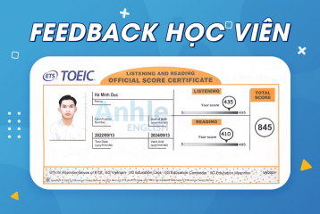 Bạn Hà Minh Đức | 845 TOEIC